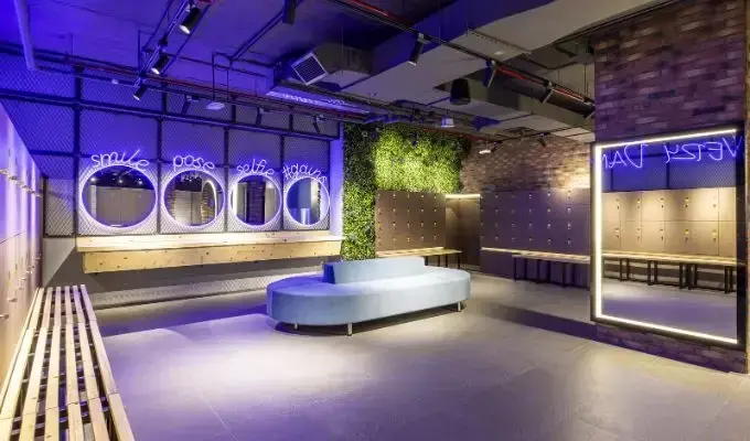 Gymnation Dowtown Dubai Changing Rooms